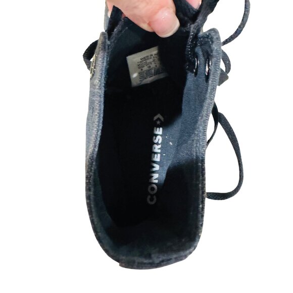 Converse All Star Chuck Taylor Unisex High Top Sneakers Black M8 W10 Streetwear - Picture 5 of 10